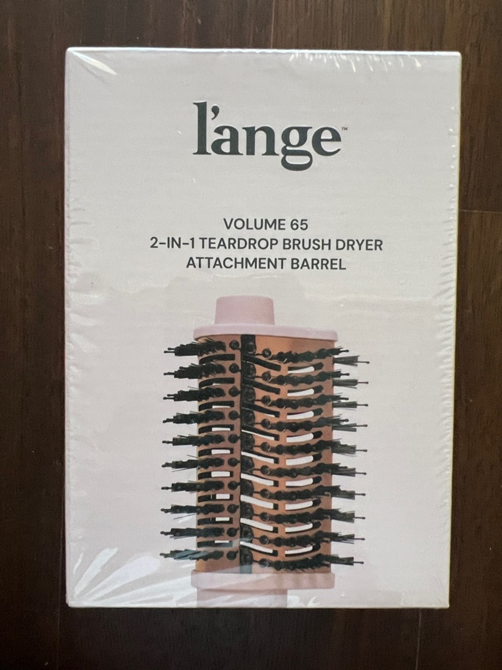 Lange Volume 65 2-in-1 Teardrop Brush Dryer Attachment Barrel - Pink